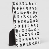 Adinkraアフリカのシンボル フォトプラーク (側面)