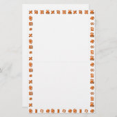 Adinkraアフリカのシンボル 便箋 (正面/裏面)