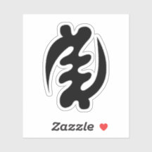 Adinkraシンボル(神を除く)ビニールステッカー