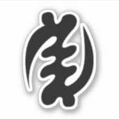 Adinkraシンボル（神を除く）ビニールステッカー シール (正面)