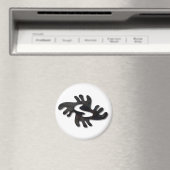 Adinkra – 平和に輝く黒 マグネット (インサイチュ (食洗機))