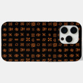 Adinkra African Symbols民族デザイン Case-Mate iPhoneケース (裏面 (横))