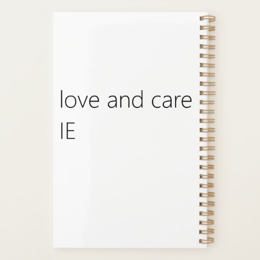 Adinkra Notebook 2 プランナー手帳 (裏面)