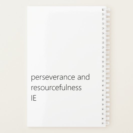 Adinkra Notebook 3 プランナー手帳 (裏面)