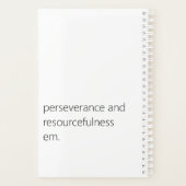 Adinkra Notebook 3 プランナー手帳 (裏面)