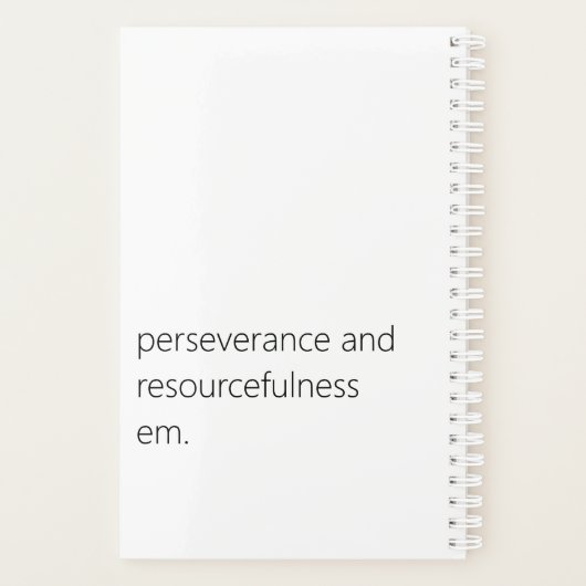 Adinkra Notebook 3 プランナー手帳 (裏面)