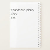 Adinkra Notebook 4 プランナー手帳 (裏面)