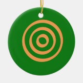 Adinkra Symbol （リーダーシップ） セラミックオーナメント (正面)