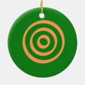 Adinkra Symbol （リーダーシップ） セラミックオーナメント (裏面)