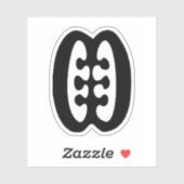 Adinkra Symbol （友情）ビニールステッカー シール (シート)