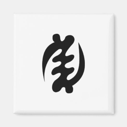Adinkra Symbol – 神の磁石を除く マグネット (正面)
