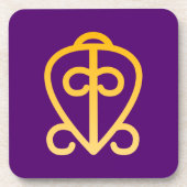 Adinkra Symbol (Love)コースター コースター (正面)