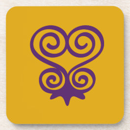 Adinkra Symbol (Sankofa)コースター コースター