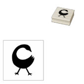 Adinkra Symbol (Sankofa)ゴム印 ラバースタンプ (押印)