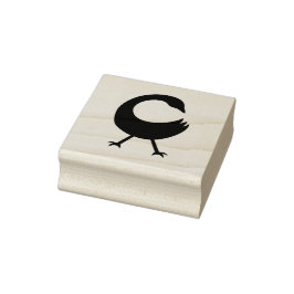 Adinkra Symbol (Sankofa)ゴム印 ラバースタンプ