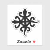 Adinkra Symbol (Unity)ビニールステッカー シール (シート)