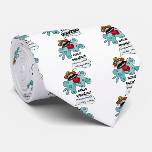 Adiosのアメーバ ネクタイ (ロール)