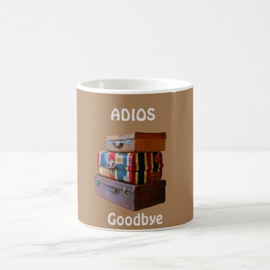 Adios /お別れ引退 コーヒーマグカップ (中央)