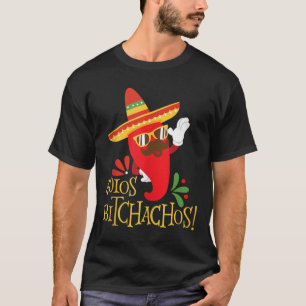 Adios Achosメキおもしろいシコ・デ・マヨ2020戦車 Tシャツ