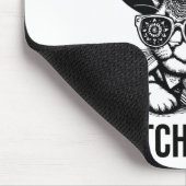 Adios Achos Cat In Sombrero Adおもしろいおもしろい マウスパッド (コーナー)