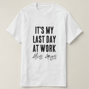 Adios Amigos仕事のお別れ退職の最終日 Tシャツ