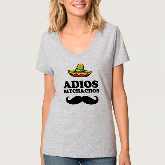 ADIOS BITCHACHOS Tシャツ (正面)