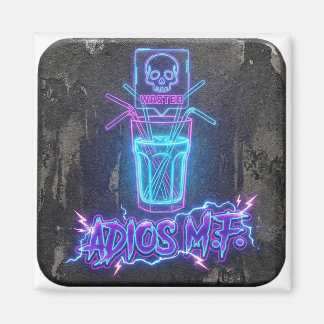Adios MF ネオン パーティーショット マグネット