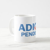 Adios Pendejo コーヒーマグカップ (正面左)