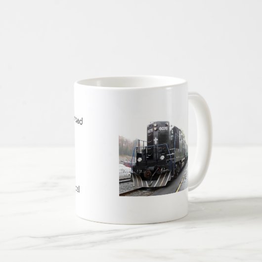 Adirondackの景色の鉄道、Thendaraの場所のマグ コーヒーマグカップ (正面右)