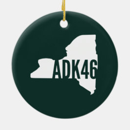 Adirondackの最も高いピークのオーナメント セラミックオーナメント