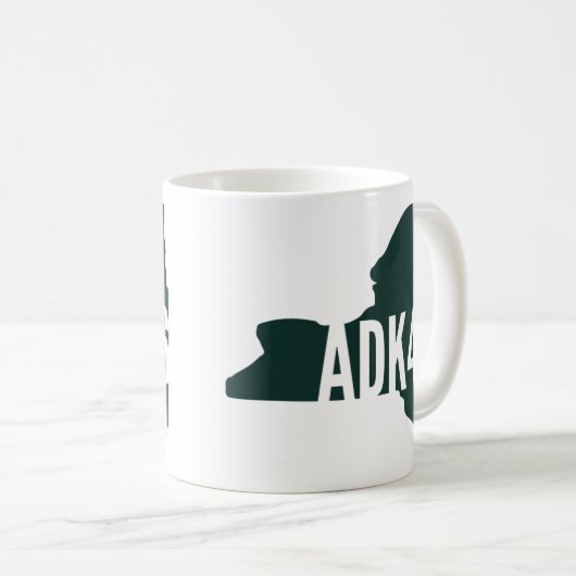 Adirondackの最も高いピークのコーヒー・マグ コーヒーマグカップ (正面右)