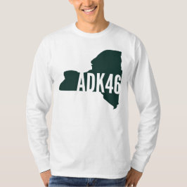 Adirondackの最も高いピークのリストの長袖のTシャツ Tシャツ