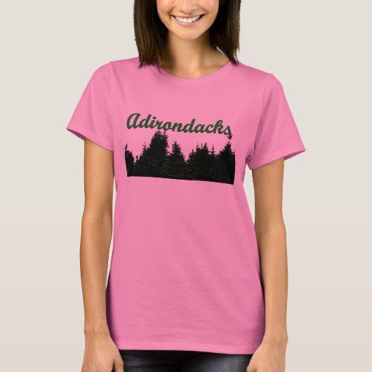 Adirondackの木のTシャツ Tシャツ (正面)