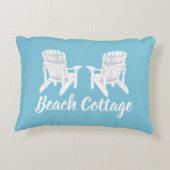 Adirondackはあなたの色および文字の議長を務めます アクセントクッション (裏面)