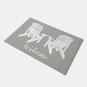 Adirondackはあなたの色および文字の議長を務めます ドアマット (アングル)