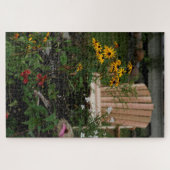 Adirondackチェアパズルデザインby jjhelene ジグソーパズル (横)