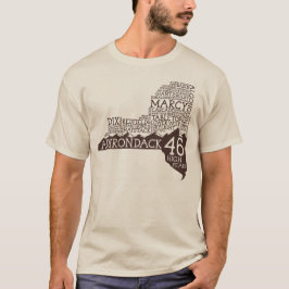 AdirondackハイピークスTシャツ(ブラウンロゴ) Tシャツ