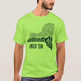 AdirondackハイピークハイキングTシャツ(グリーンロゴ) Tシャツ