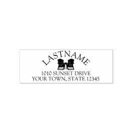 Adirondack椅子のアドレス セルフインキングスタンプ