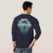 Adirondack素晴らし範囲トレイル(矢印T) Tシャツ (裏面フル)