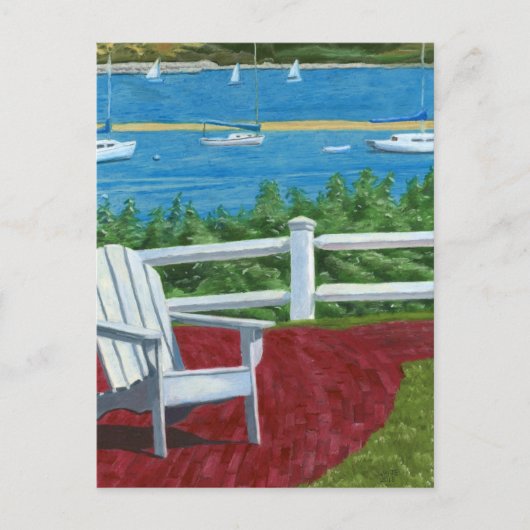 Adirondack Chair Painting ポストカード (正面)