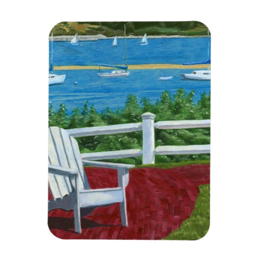Adirondack Chair Painting マグネット (縦)