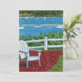 Adirondack Chair Painting 招待状 (スタンド正面)