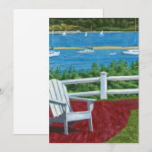Adirondack Chair Painting 招待状 (正面/裏面)