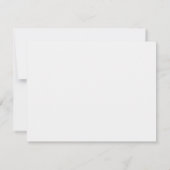 Adirondack Chairs Thank You サンキューカード (裏面)