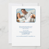 Adirondack Chairs Wedding Announcement 招待状 (裏面)