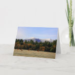 Adirondack farm note card カード<br><div class="desc">All-occasion, customizable note card with an idyllic scene of a cattle farm in the Adirondacks with Whiteface Mountain in the background. Add your own message on the front or inside. Combine with our Adirondack farm envelopes, stickers and postage stamps to create a coordinated stationery set as a gift, or to...</div>