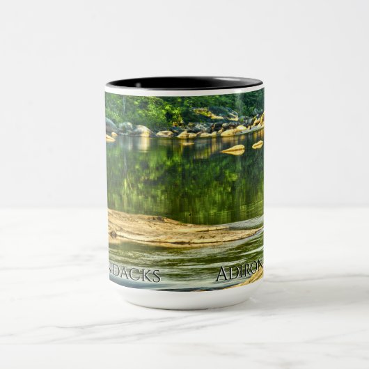 Adirondack Mountain Stream Reflections（Adirondackマ マグカップ (中央)