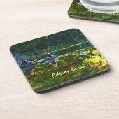 Adirondacksでカヌーをこぐこと コースター (左側)