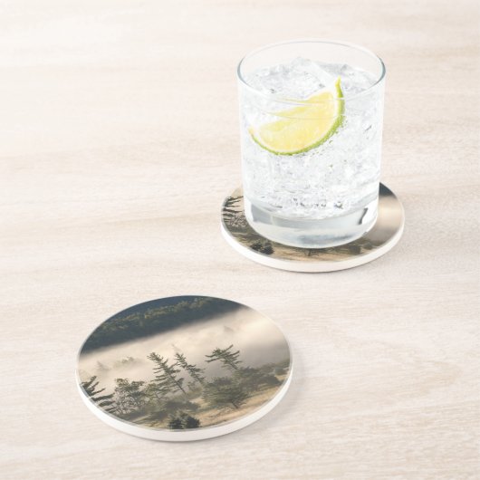 Adirondacksの朝の霧 コースター (側面)